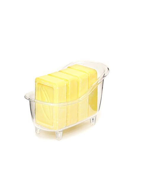 Missi Dekoratif Küvetli 4 adet Sarı Sabun Banyo Seti - S000386354-20072