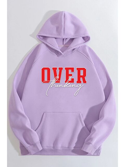 uyguntarz Unisex Over Thinking Baskılı Sweatshirt - S000268937-17878