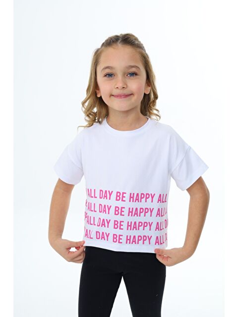 Toontoykids Kız Çocuk Baskılı Tişört - S000358021-20063