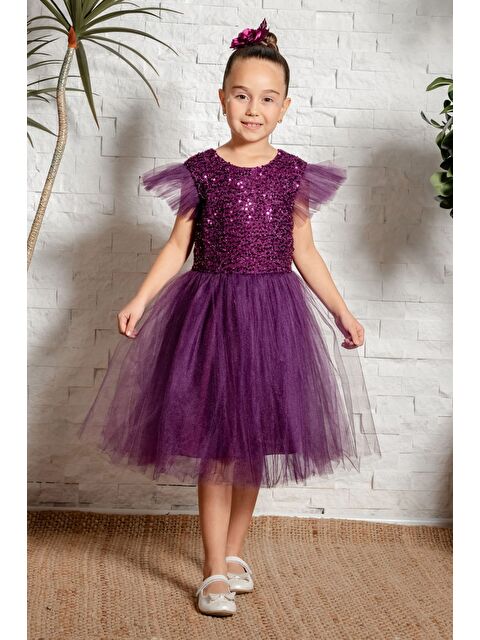 Mnk Baby & Kids Tüllü Kız Çocuk KPL Elbise MNK0526 - S000388988-20036