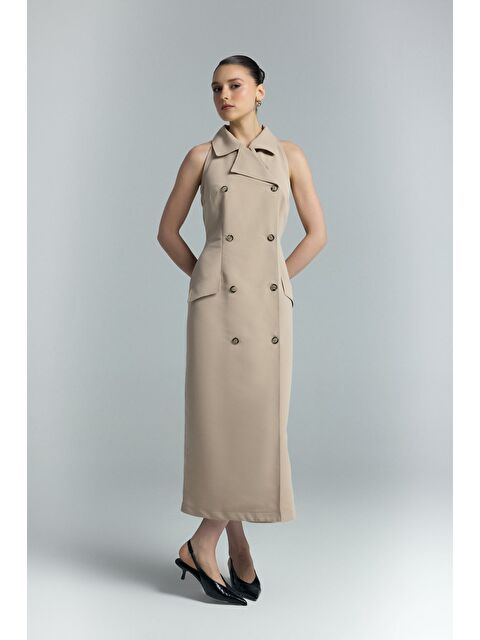 SATEEN Jessi Elbise - Camel