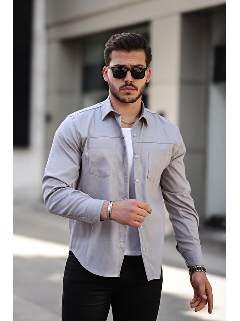 Comstar Erkek Çift Cep Kapaksız Gömlek - S000205343-20600