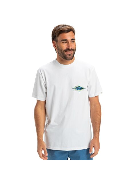 Quiksilver Ev Beach Blast Erkek Beyaz Tişört - S000489503-20063