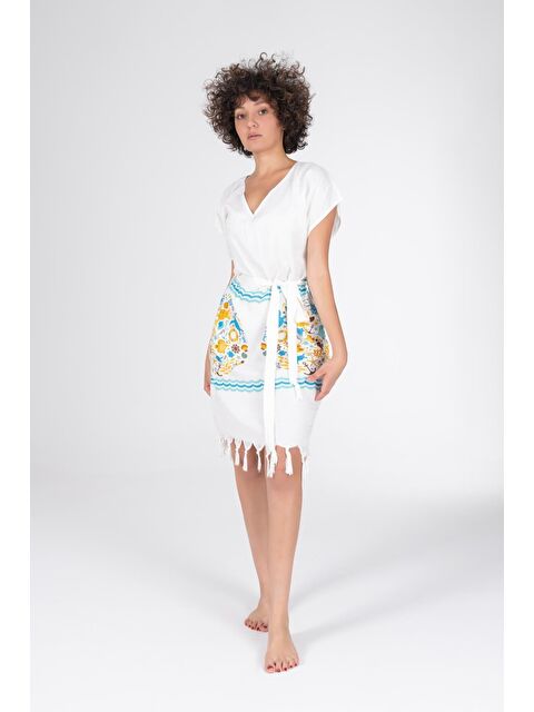 Varol Baskılı Bambu Plaj Elbisesi - S000378764-19966