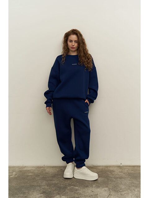 Mai Collection Mini Bike Lacivert Bisiklet Yaka Eşofman Takım - S000511547-21164