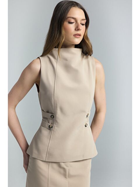 SATEEN Jessi Bluz - Camel