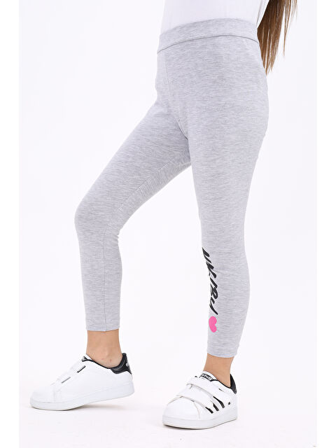 Toontoykids Kız Çocuk Baskılı Tayt - S000319046-74