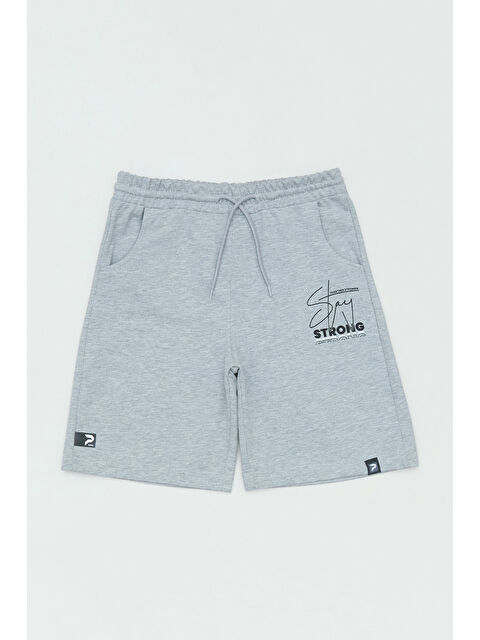 Fullamoda Stay Strong Baskılı Erkek Çocuk Şort - S000381045-74