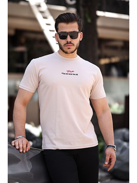 Comstar Slim Fit Bisiklet Yaka Kısa Kollu Baskılı Erkek Tişört - S000205345-19966