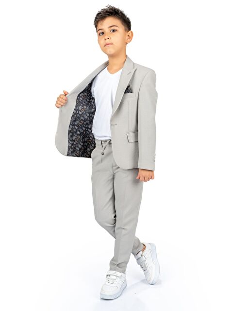 Mnk Baby & Kids Spor Çocuk Ceket, Tişört , Jogger Pantolonlu Takım MNK5682 - S000388990-20600