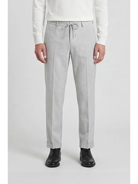 Sabri Özel Açık Gri Pantolon