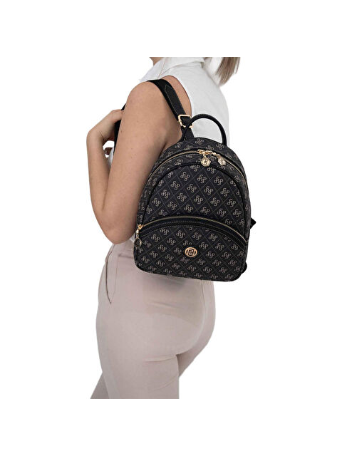 Silver Polo Kadın 945-45412 SILVER POLO SIRT ÇANTASI M178 FÜME-MAT SİYAH - S000507742-20600