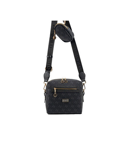 Silver Polo Kadın Çapraz Çanta 1038-48491 SILVER POLO ÇAPRAZ BAYAN ÇANTASI M178 SİYAH-MAT SİYAH - S000507765-19351