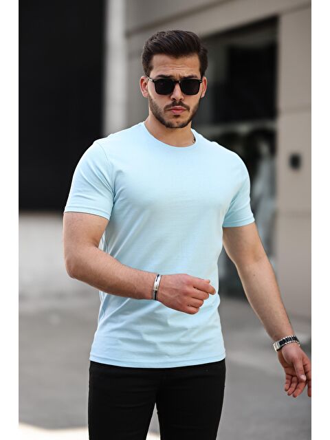 Comstar Slim Fit Bisiklet Yaka Kısa Kollu Erkek Tişört - S000205352-3642