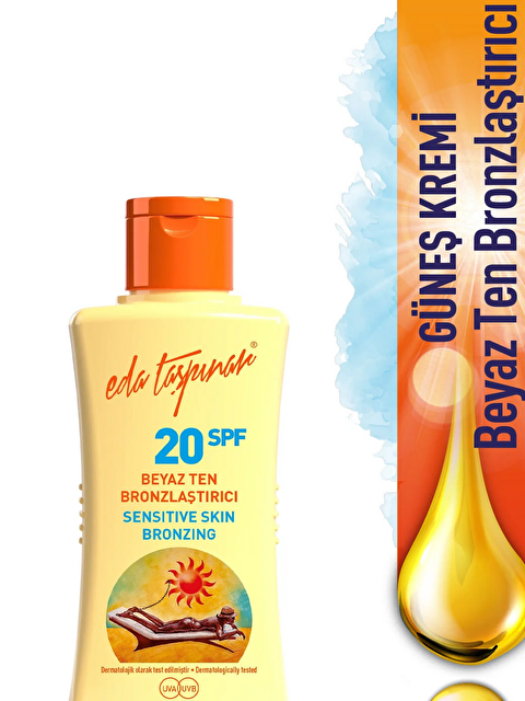 Eda Taşpınar Seyahat Boy Beyaz Ten Bronzlaştırıcı SPF 20 - 50 ml - S000524852-10231