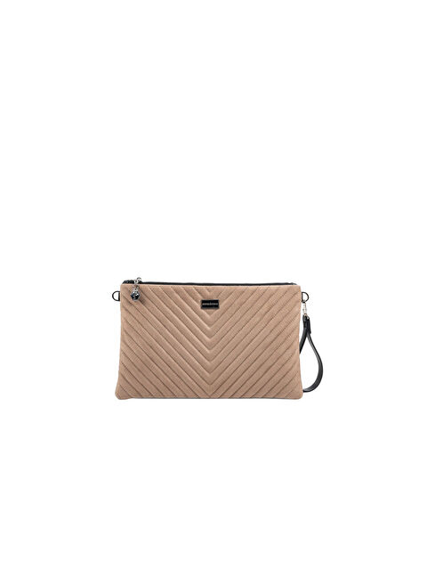 Silver Polo Kadın Portföy Çantası 1034-48280 SILVER POLO CLUTCH M152 SÜET VİZON-V SÜET VİZON - S000507772-26429