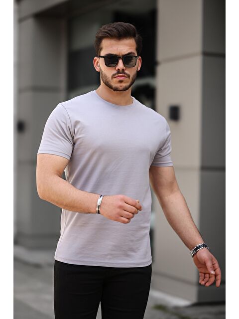 Comstar Slim Fit Bisiklet Yaka Kısa Kollu Erkek Tişört - S000205352-20600