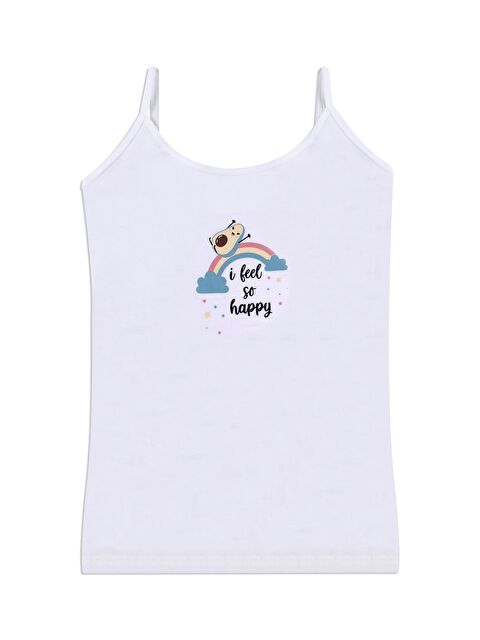 Koza İç Giyim Kız Çocuk Tavşan Baskılı Pamuklu Atlet Boxer Takım - S000324811-5204