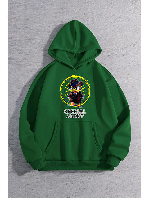 uyguntarz Special Agent Baskılı Oversize Sweatshirt - S000266259-18194