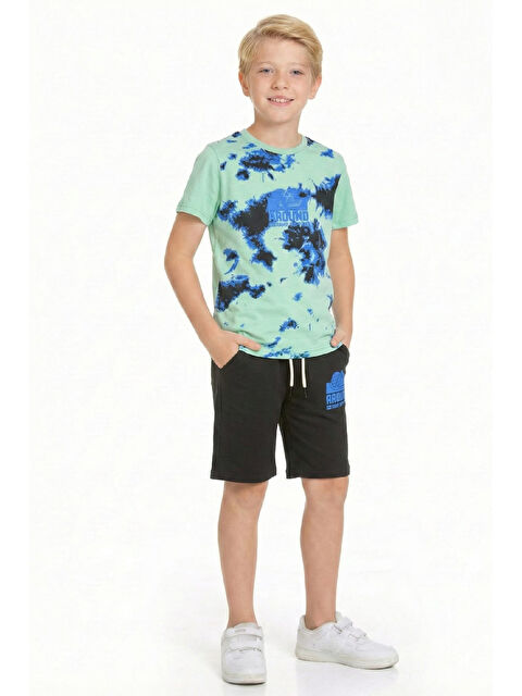 Modanino Erkek Çocuk Görsel Tasarımlı ve Kaprili Alt-Üst Takım 3-10 Yaş 12554 - S000524856-17259