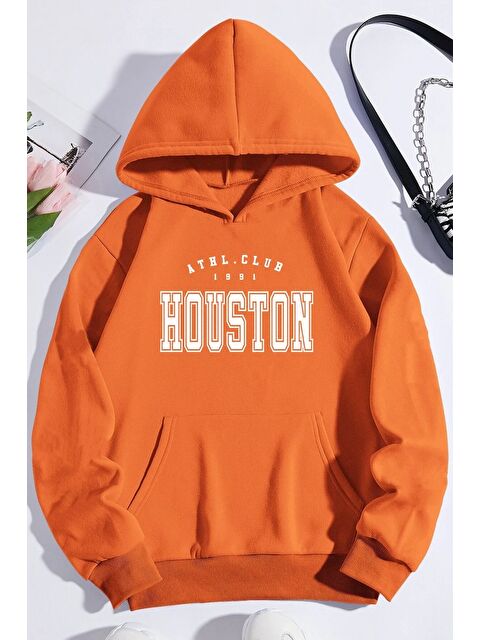 uyguntarz Unisex Houston Baskılı Sweatshirt - S000268296-20013