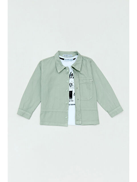 Fullamoda %100 Pamuk Baskılı i Cepli 2 Li Erkek Çocuk Takım - S000381050-20054