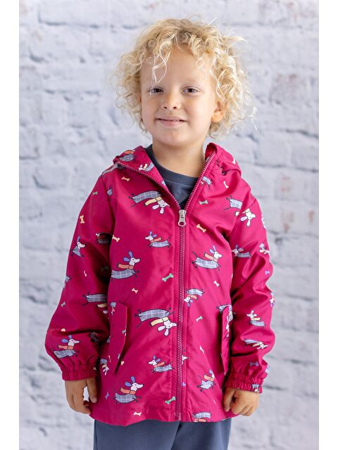 MİNİNİO Unisex Çocuk Yaðmurluk - Bordo - S000316648-19951