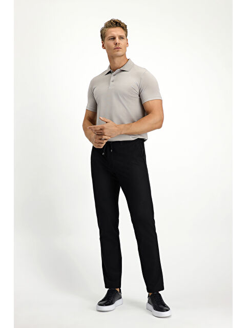 Kiğılı Regular Fit Beli Lastikli İpli Elastanlı Pantolon - S000408988-19351