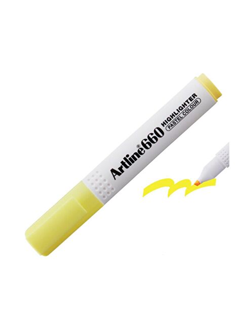 Artline 660 Fosforlu Kalem Kesik Uç - S000163100-20071