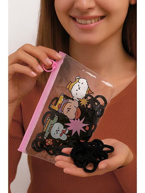 New Obsessions Çanta İçinde 50'Lİ Esnek Siyah Lastik Toka - S000453243-19351