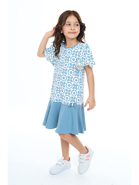 Toontoykids Kız Çocuk Baskılı Elbise - S000286110-17437