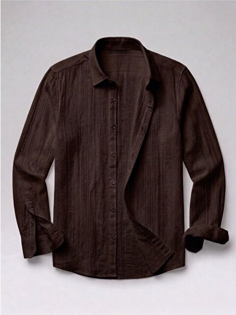 Jane's Erkek Armürlü Yarım Oversize Müslin Gömlek