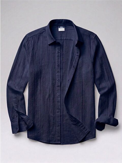 Jane's Erkek Armürlü Yarım Oversize Müslin Gömlek