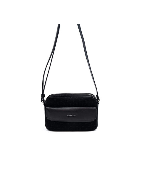 Silver Polo Kadın Çapraz Çanta 1165-45961 SILVER POLO ÇAPRAZ BAYAN ÇANTASI M158 SİYAH-NOVA SİYAH - S000507781-19351