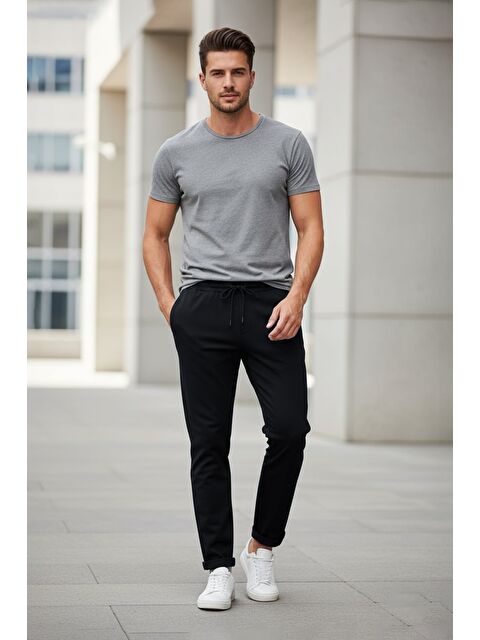 Fullamoda Beli Bağlamalı Duble Paça Pantolon - S000488957-19351