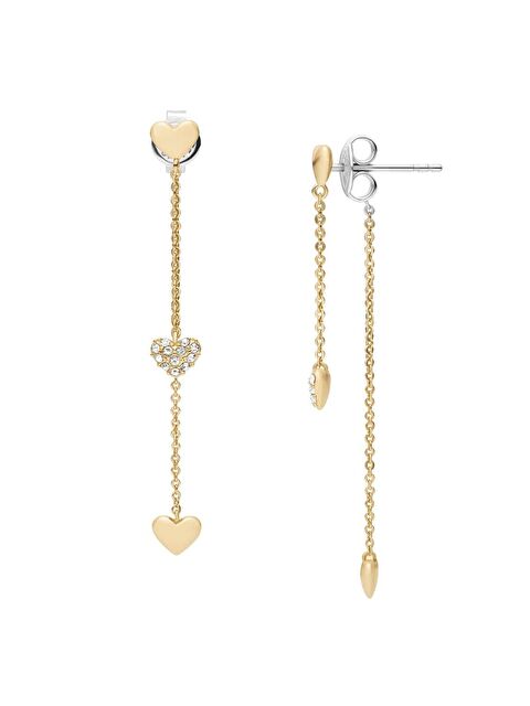 FOSSİL JA7300-710 Kalpli Kadın Küpe