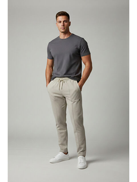 Fullamoda Beli Bağlamalı Çimalı Baskılı Pantolon - S000488956-19928