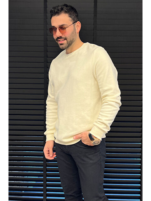 Mishar İtalia Erkek Bisiklet Yaka Sweatshirt - S000324291-19966