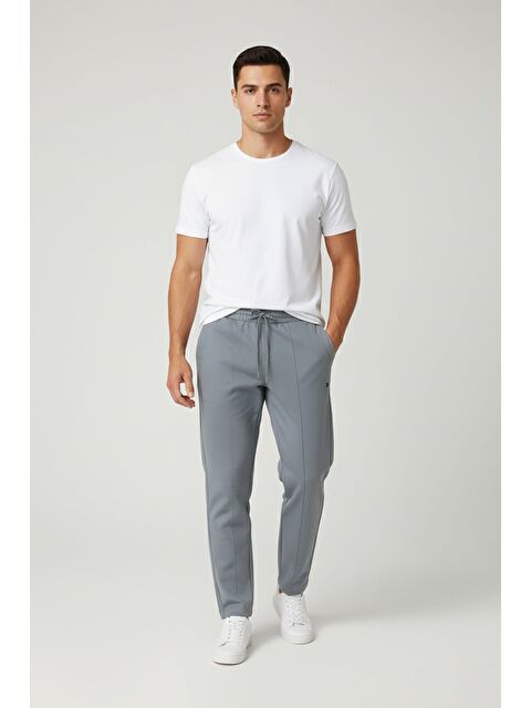 Fullamoda Beli Bağlamalı Çimalı Baskılı Pantolon - S000488956-20600