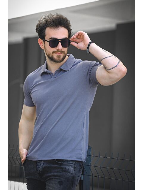 Oksit Ht Peha Slim Fit Otoban Kumaş Apaç Yaka Erkek Tshirt - S000181273-33408