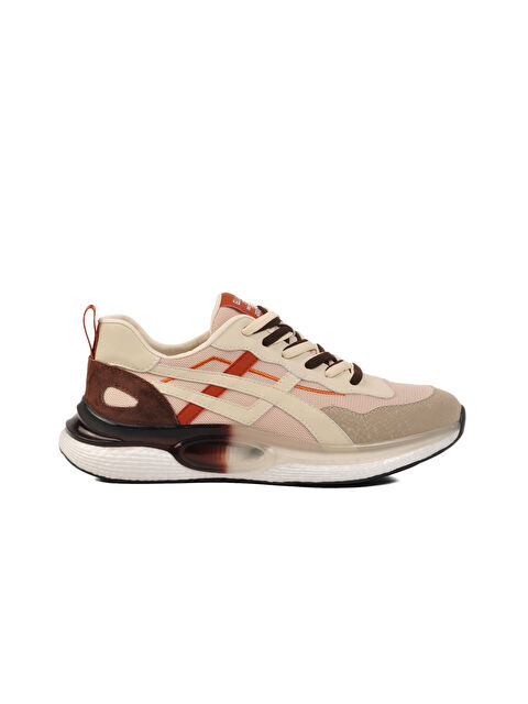 Guja Bej Fileli Hava Alabilen Erkek Spor Ayakkabı 25Y563 M - S000370002-19927