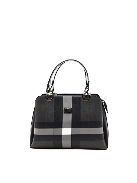 Silver Polo Kadın 972-35877 SILVER POLO EL ÇANTASI M129 SİYAH-MAT SİYAH - S000507807-19351