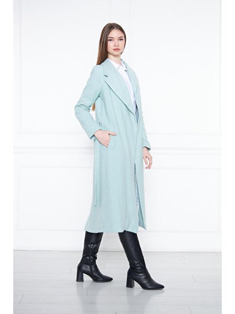 Comstar Kadın Kaşe Kaban Astarlı Kuşaklı - S000210424-20054