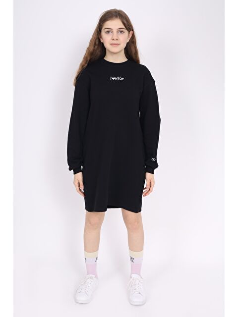 Toontoykids Kız Çocuk Baskılı Elbise - S000319049-19351