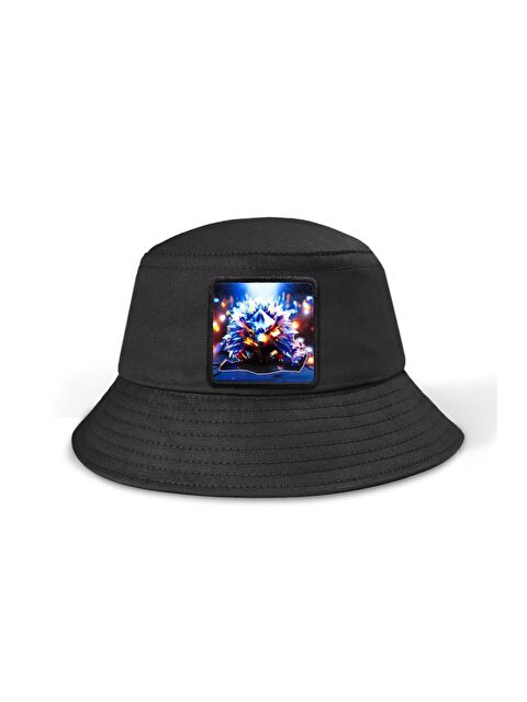 BlackBörk Kirpi Logolu Bucket Siyah Şapka