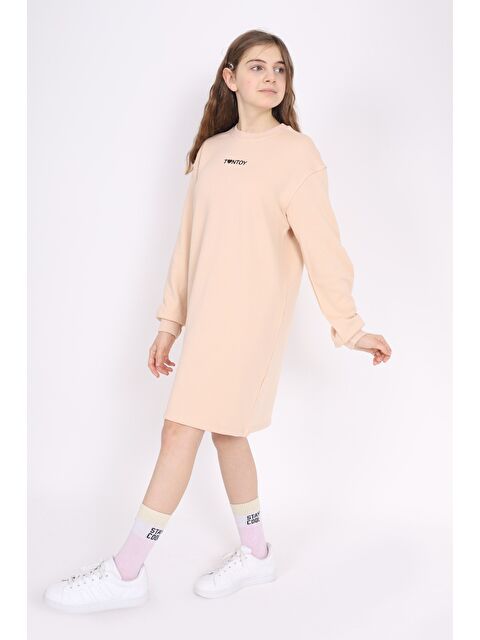 Toontoykids Kız Çocuk Baskılı Elbise - S000319049-19928