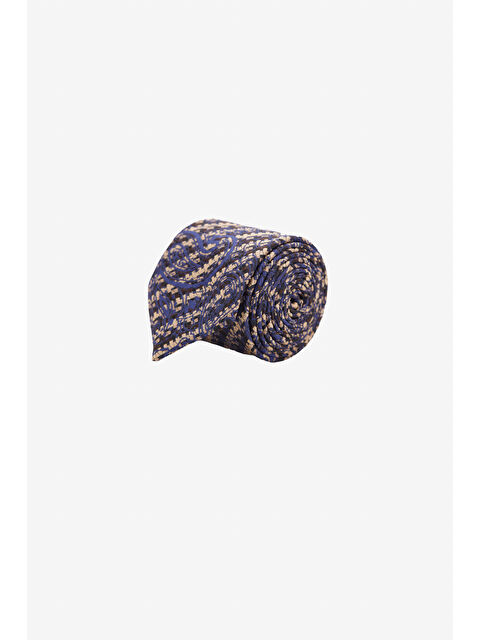 Altınyıldız Classics Erkek Sarı-Kahve Desenli Klasik Kravat - S000422747-6829