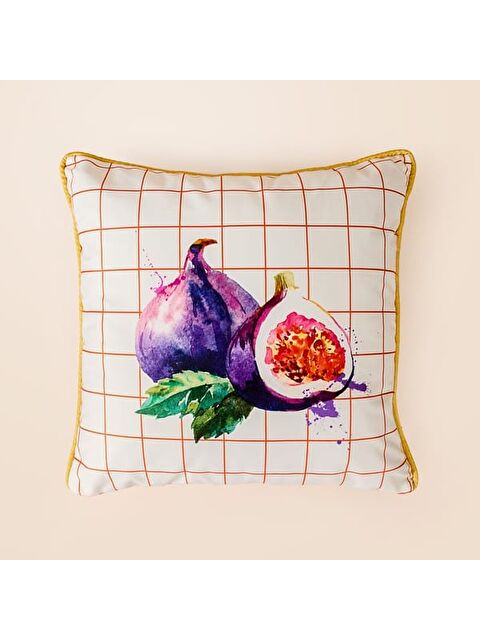 Evidea Soft Reef Kırlent - Ekru - 45x45 cm