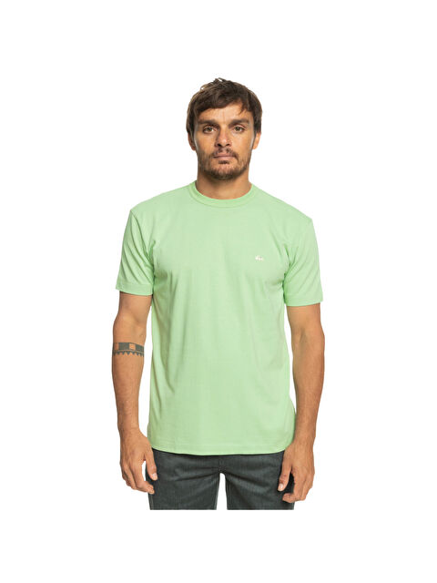 Quiksilver Essentials Erkek Yeşil Tişört - S000427410-18194