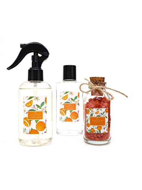 Missi Botanical Orange Kokulu Banyo Hediye Seti (Oda Spreyi,Kolonya,Banyo Tuzu) - S000165565-20013